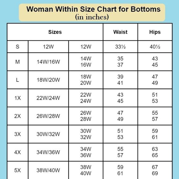 Woman Within Classic Fit Black Jeans Size 16W Pull On Cotton Pants - Picture 5 of 7